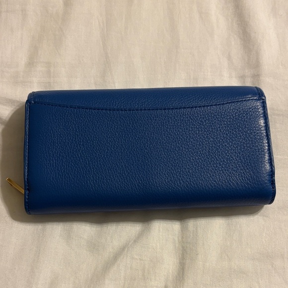 Tory Burch Britten Duo Envelope Continental Leather Clutch/Wallet NWT - Picture 7 of 12